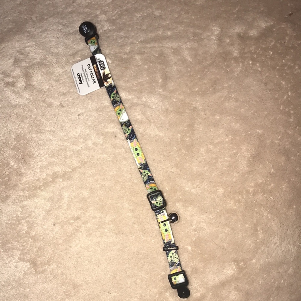 Disney Star Wars Mandalorian The Child Cat breakaway collar New - Picture 2 of 4